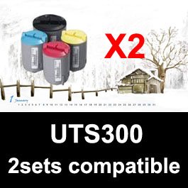 Various Artists - 8 ( 2 sets ) compatible toner cartridges replacement for Samsung CLP300 CLP 300 for Samsung CLX 3160 CLX3160 printer BY UNIELECTRONICS [CD]