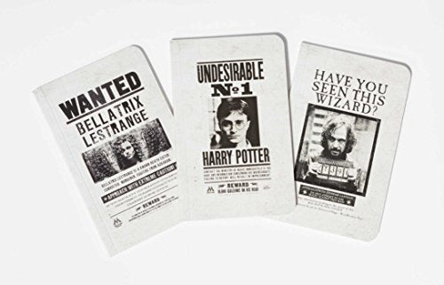 Harry Potter: Wanted Posters Pocket Journal Collection (Harry Potter Journal Collectn): Set of 3
