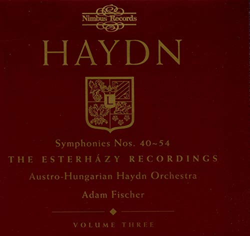 Ahho/fischer - Haydn: Symphonies 40 - 54 (The Esterházy Recordings, Vol. 3) [CD]