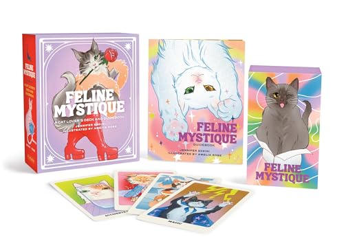 Feline Mystique: A Cat Lover's Deck and Guidebook [Cards] [2026] Sodini, Jennifer; Rose, Amelia
