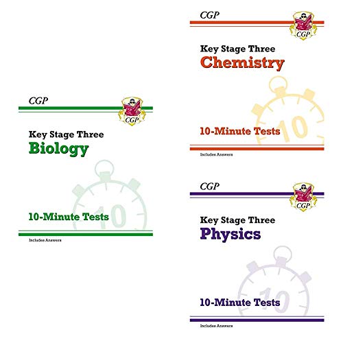 New KS3 Science 10-Minute Tests Complete Bundle: Biology, Chemistry & Physics