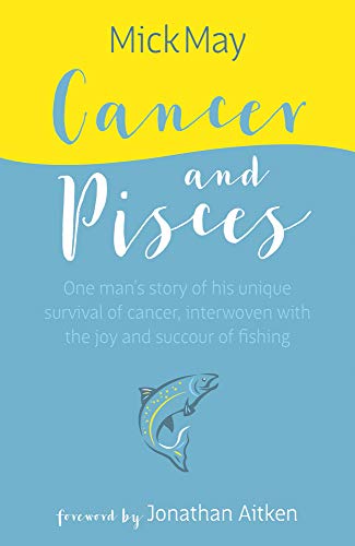 Book cover: "Cancer and Pisces" with a fish illustration.