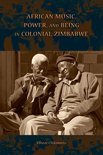 Book cover: "African Music" with two older men playing instruments.