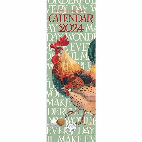 Emma Bridgewater Rise & Shine Slim Calendar 2024
