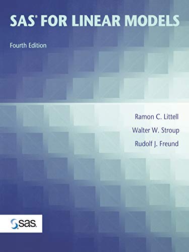 SAS System for Linear Models
