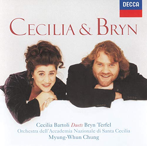 CD cover featuring portraits of Cecilia Bartoli and Bryn Terfel.