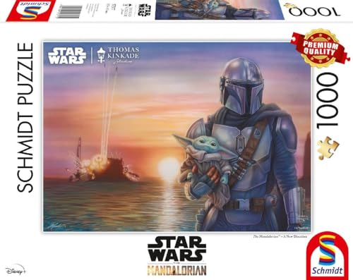 Disney Star Wars - 'The Mandalorian - A New Direction' by Thomas Kinkade 1000 Piece Schmidt Puzzle