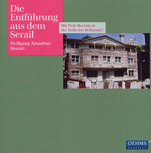 CD cover for Mozart’s *Die Entführung aus dem Serail* with building image.