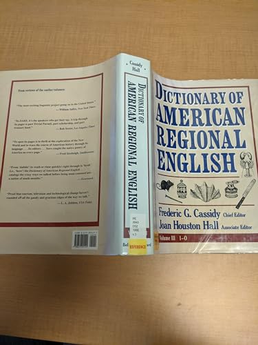 Dictionary of American Regional English: v. 3: I-O