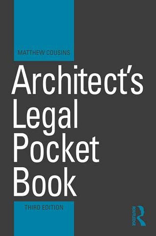 Architect's Legal Pocket Book (Routledge Pocket Books)