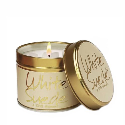 White Suede -Scented Tin Candle