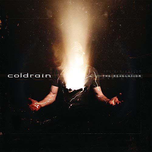 CD cover for Coldrain’s “Revelation” featuring a figure engulfed in light.