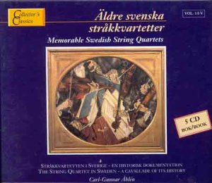 Wilhelm Stenhammar - Memorable and Historic Swedish String Quartets [CD]