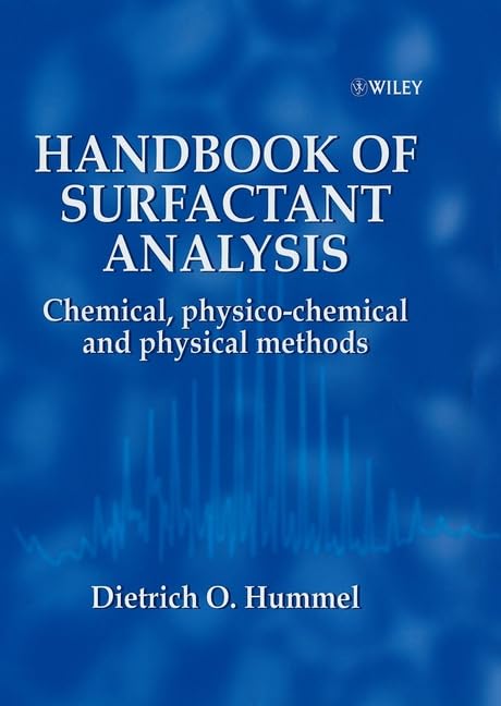 Handbook of Surfactant Analysis: Chemical