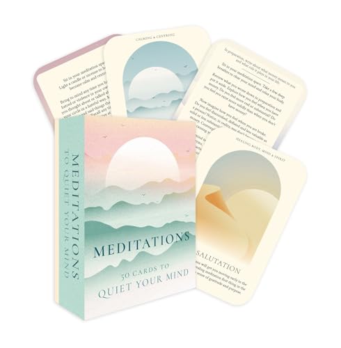 Meditations: A card deck : 50 cards to quiet your mind