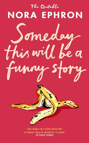 Book cover with red background, title, and illustration of a banana peel.