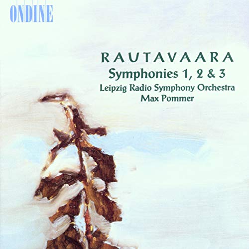 CD cover for Rautavaara symphonies with a painted tree branch.