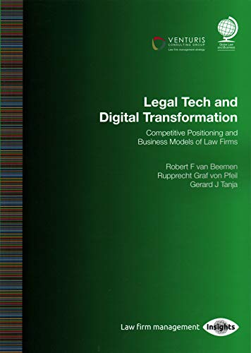 Green book cover with white text: "Legal Tech and Digital Transformation.