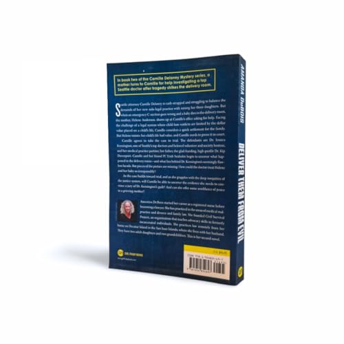 Book back cover with dark text and a barcode, titled "Deliver Them From Evil.