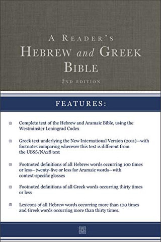 Reader's Hebrew and Greek Bible: Second Edition