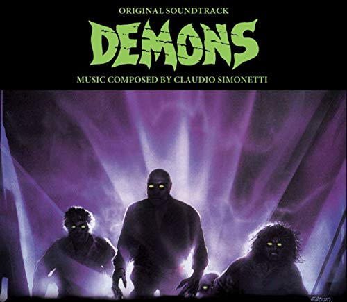 Demons" soundtrack vinyl cover: purple and black image of shadowy figures.