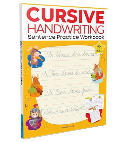 Cursive Handwriting : Sentence Practice Workbook