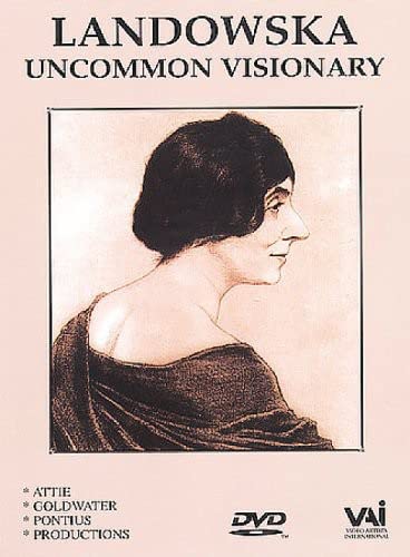 DVD cover featuring a sketched portrait of Wanda Landowska in profile.