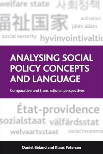 Analysing Social Policy Concepts and Language : Comparative and Transnational Perspectives
