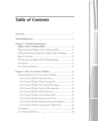 Higher-Order Thinking Skills to Develop 21st Century Learners