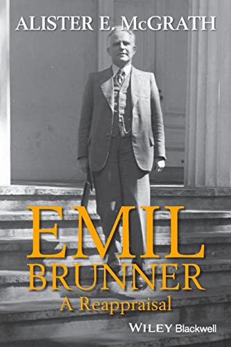 Book cover featuring a portrait of Emil Brunner, a man in a suit.