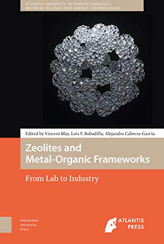 Book cover featuring a molecular structure and text: "Zeolites and Metal-Organic Frameworks".