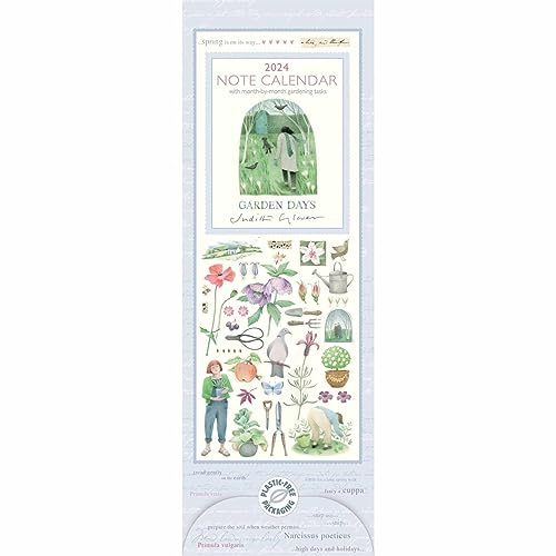 Garden Days Slim Calendar 2024