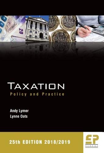 Taxation - Policy and Practice 2018/2019