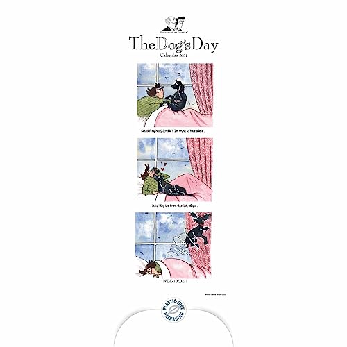 Tottering By Gently Dogs Day Slim Calendar 2024