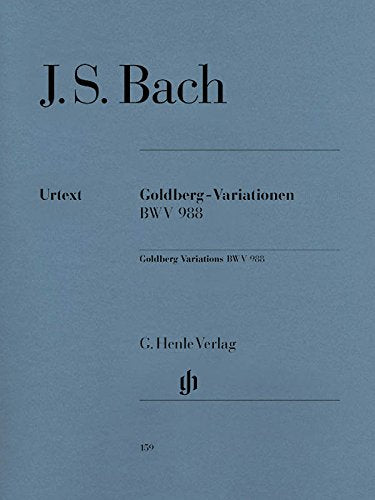 Goldberg Variations BWV 988 - piano - (HN 159)