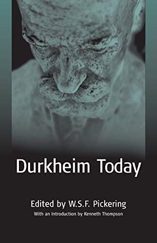 Book cover: "Durkheim Today" with a portrait of an older man.
