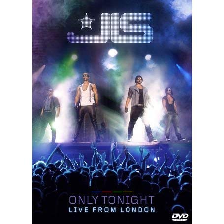 JLS concert DVD cover with band members performing onstage.
