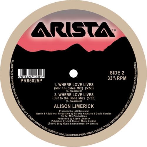 Alison Limerick - Where Love Lives [VINYL]