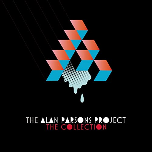 Alan Parsons Project CD cover: geometric shapes and dripping form on black.