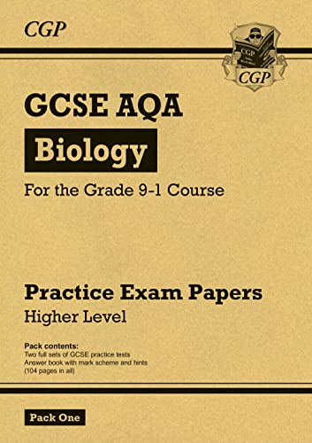 Grade 9-1 GCSE Biology AQA Practice Papers: Higher Pack 1: perfect for catch-up and the 2022 and 2023 exams (CGP GCSE Biology 9-1 Revision)
