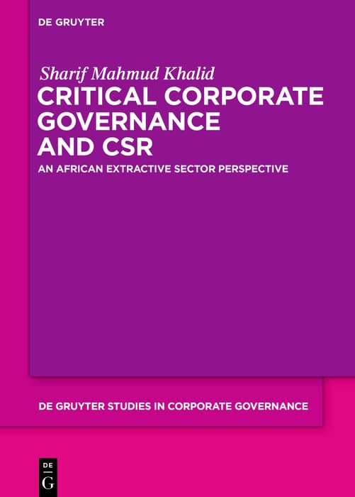 Critical Corporate Governance And Csr