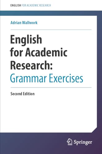 Book cover: “English for Academic Research: Grammar Exercises”, Second Edition.