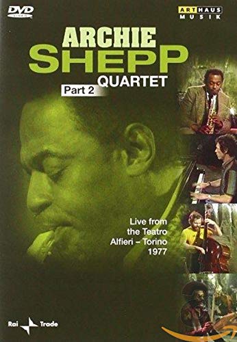 DVD cover featuring Archie Shepp Quartet, live performance from 1977.