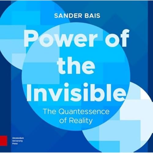 Book cover: "Power of the Invisible" with blue and white geometric shapes.
