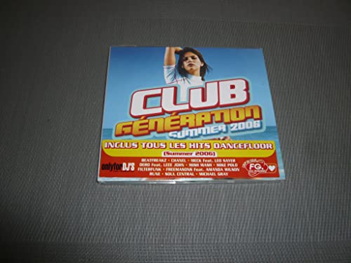 CD cover for “Club Generation Summer 2006” with a woman dancing.