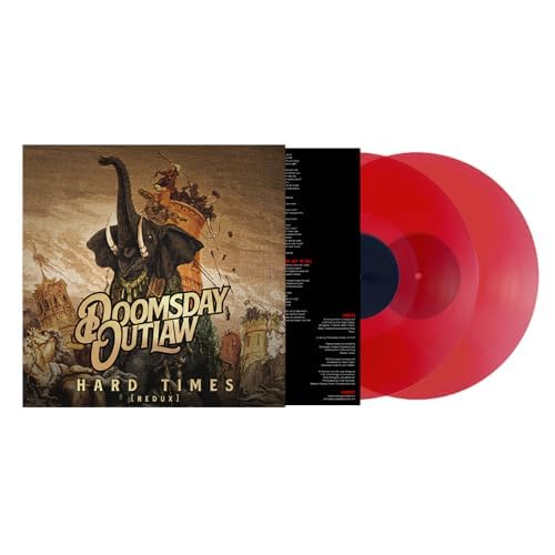 DOOMSDAY OUTLAW - HARD TIMES (REDUX) (RED TRANSPARENT VINYL) [VINYL]