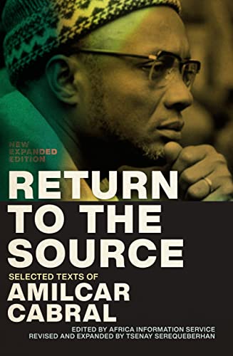 Book cover with dark background, white text, and portrait of Amilcar Cabral possibly included.