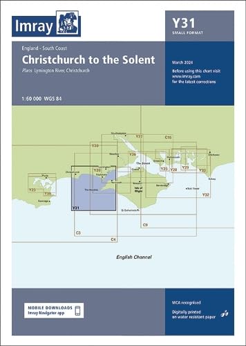 Imray Chart Y31 : Christchurch to the Solent (Small Format) : 31