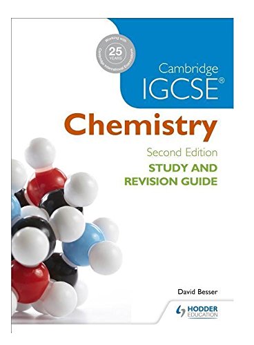 Cambridge IGCSE Chemistry Study and Revision Guide (Igcse Study Guides)