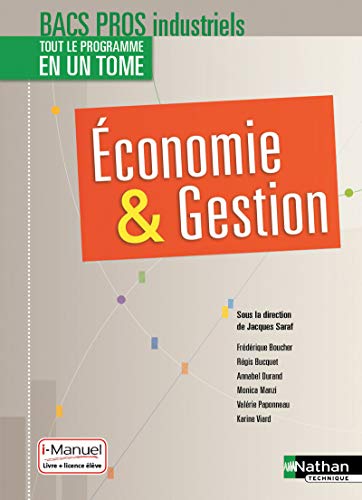 Jacques Saraf - Economie et Gestion 2e/1e/Term professionnel